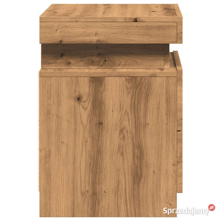 Szafki nocne z LED 2 dąb artisian 35x39x55 Warszawa