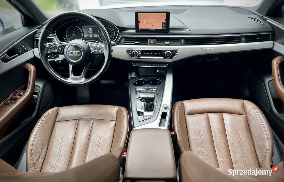 Audi A4 quattro 20 TFSI 252 kmM 2017 navi skóra Lublin