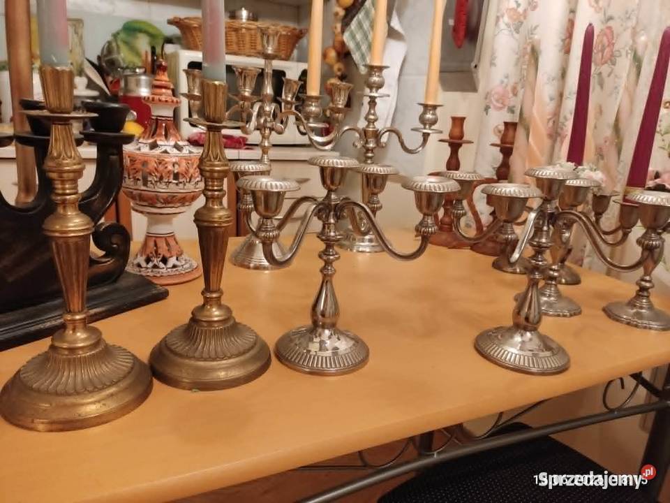 stary świecznik kandelabr świeczniki Gorzów Wielkopolski sprzedam