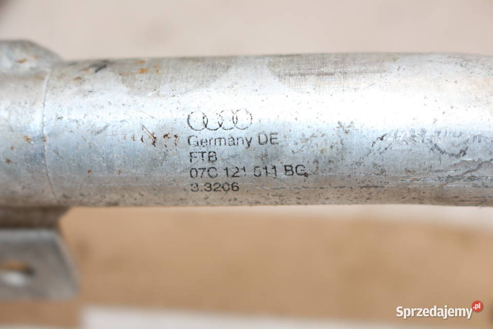AUDI A8 D3 W12 6O PRZEWÓD RURKA WODY 07C121511BG węże chłodnicy Prochowice sprzedam