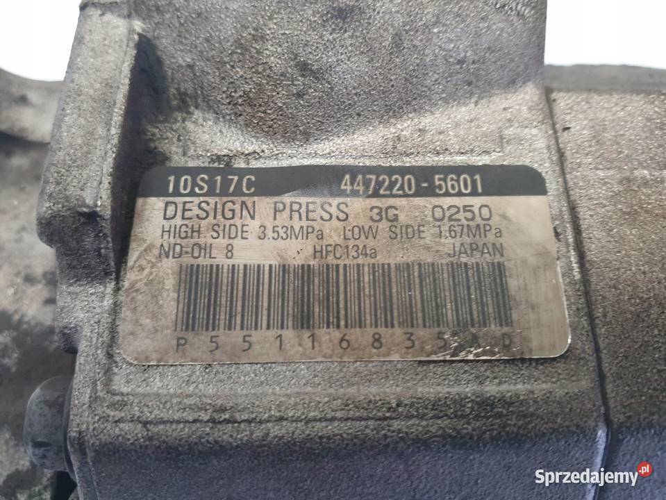 SPRĘŻARKA KLIMATYZACJI Jeep CHEROKEE III 30 CRDI osobowe lubelskie Chełm