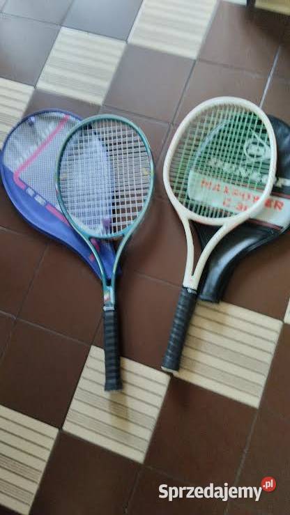 dwie rakiety tenisowe Czarny Las