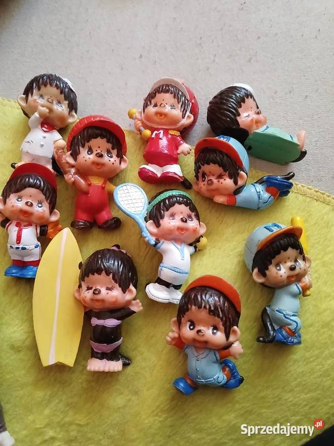 Sekiguchi monchhichi zestaw prl 1979 małpki
