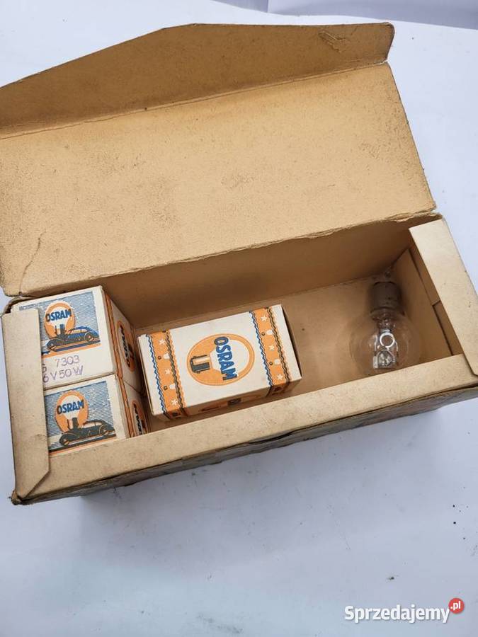 ŻARÓWKI 6V OSRAM 3 SZTUKI NOWE ŻÓŁTE Z EPOKI Rybnik