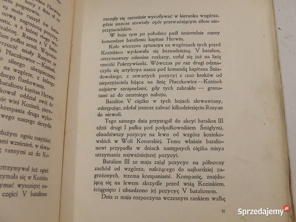 Bitwa pod Konarami KadenBandrowski 1915 stara śląskie Czeladź sprzedam