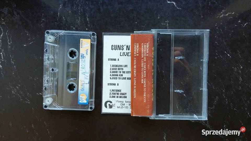 Kaseta Guns N Roses Live Siemiatycze