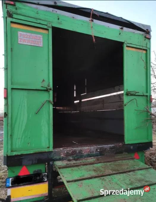 Przyczepa do przewozu zwierząt trzody chlewnej Dmosin sprzedam