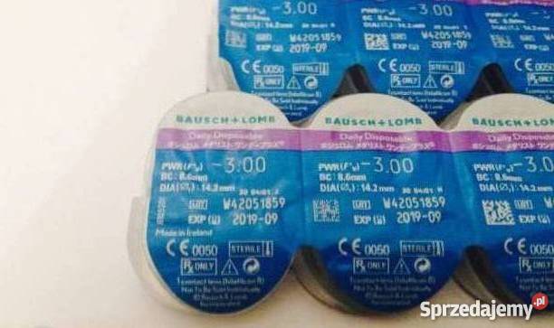 sprzedam soczewki kontaktowe 300 BauschLomb Lublin
