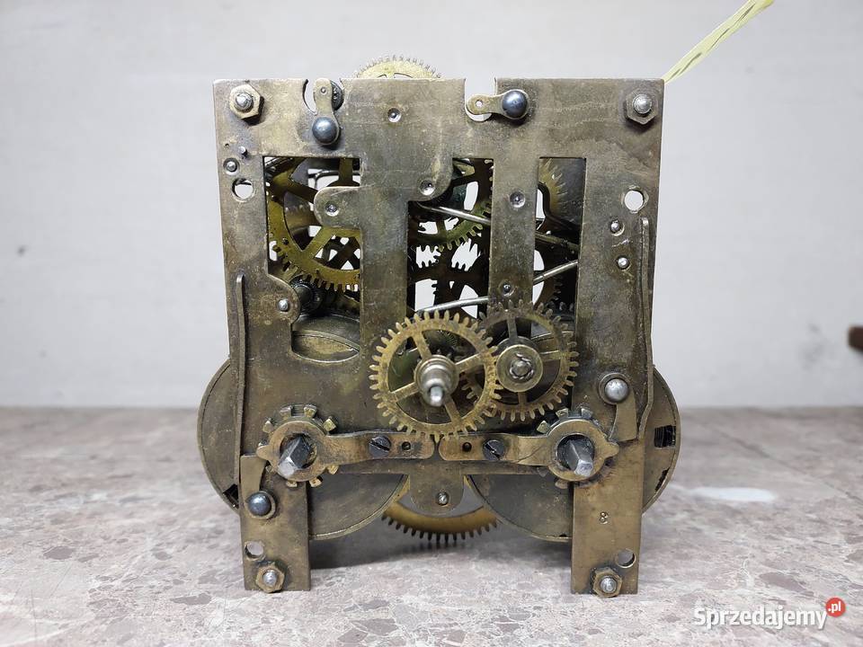 M148 Mechanizm starego zegara ściennego Antyki