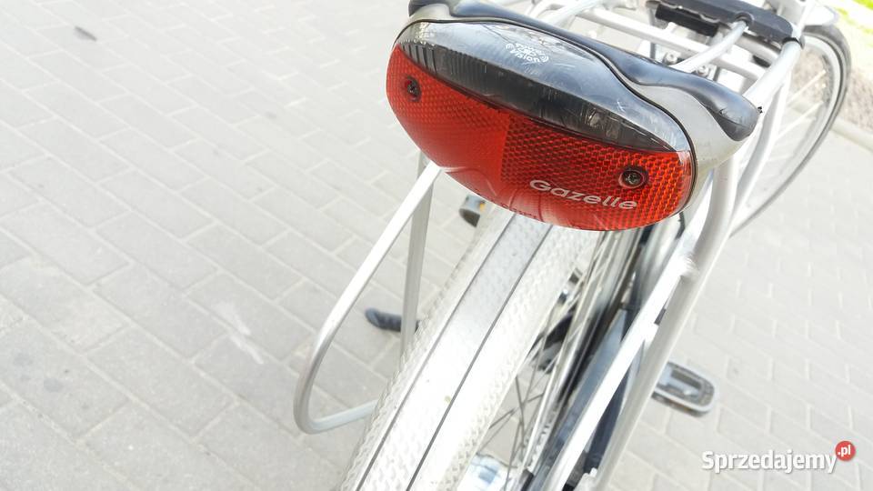 Gazelle Holenderski Rower 8biegi Prądnica koła