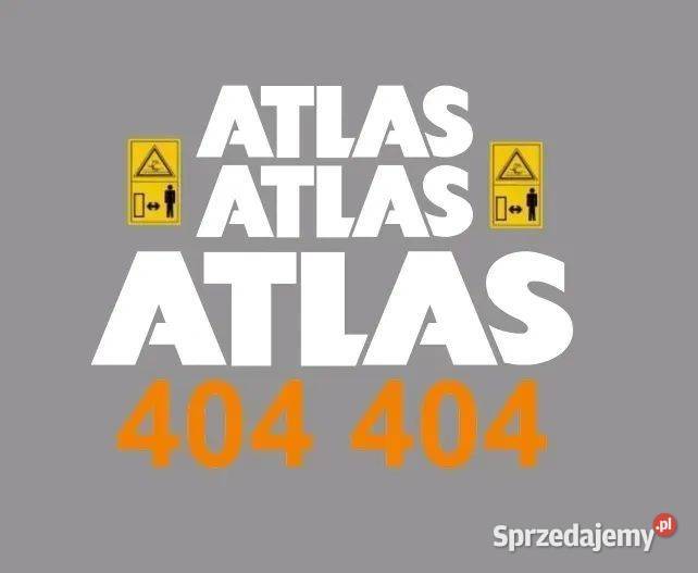 Naklejki naklejka oklejenie ATLAS 404 Zamiennik Janików