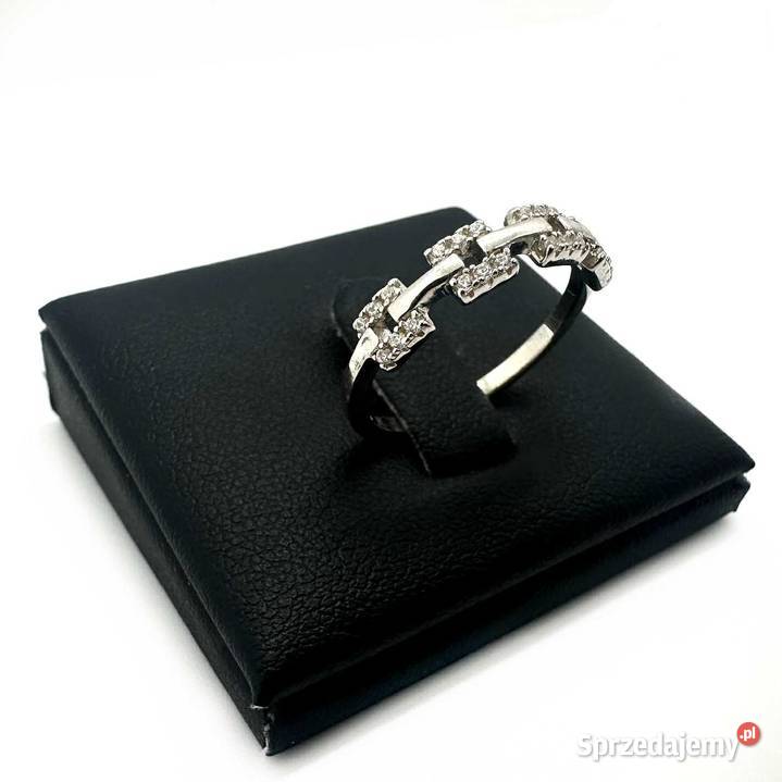 Nowy Rodowany Srebrny Pierścionek pr 925 175g Elbląg