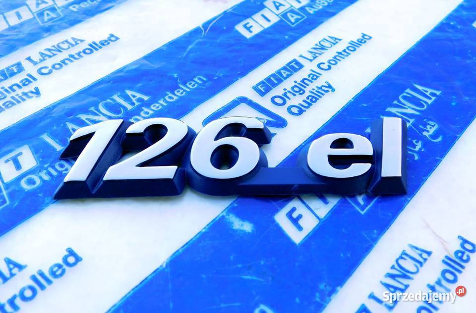 NOWY emblemat znaczek logo napis 126el Fiat 126p Tarnów