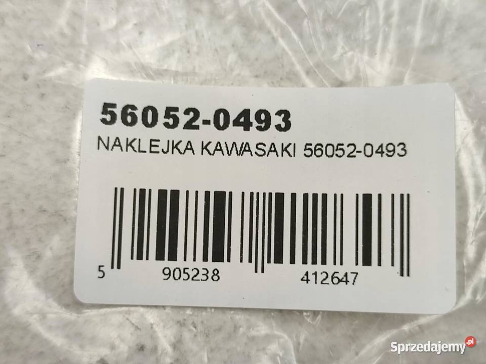 NAKLEJKA EMBLEMAT NA BAK KAWASAKI ZR750LCF Z750 lubelskie