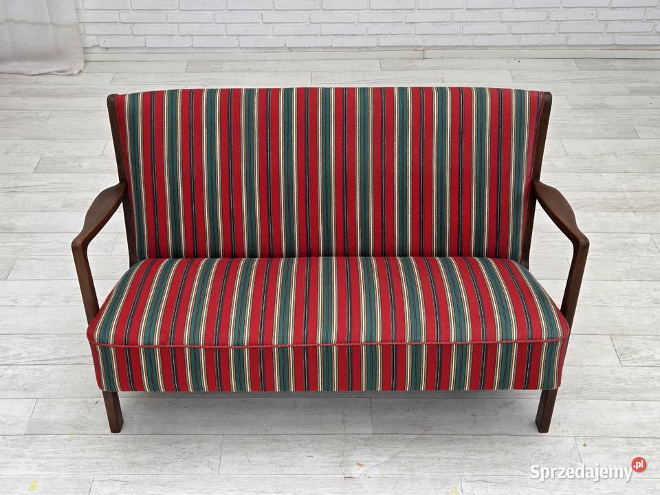 Lata 60 Duńska sofa dwuosobowa design Fritz Meble Poznań