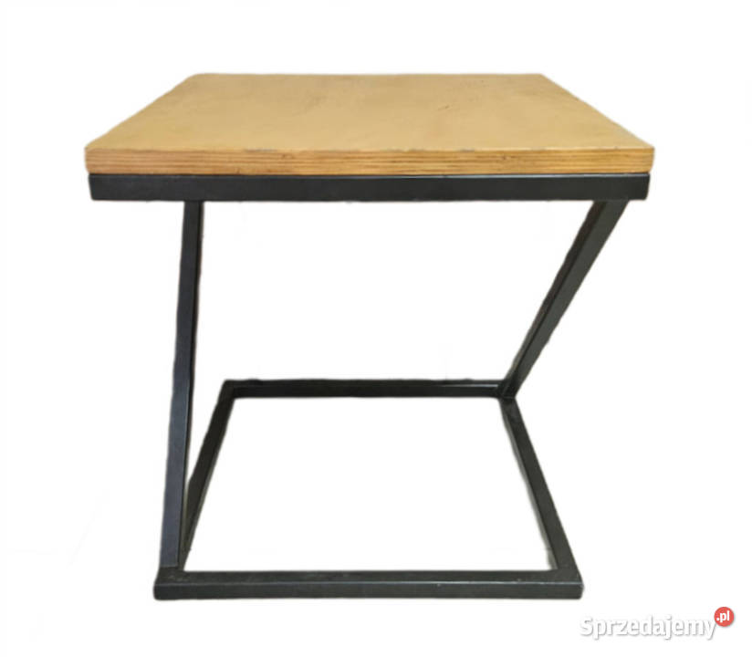 Stolik KAWOWY również nocny LOFT boczny dąb Pszczyna
