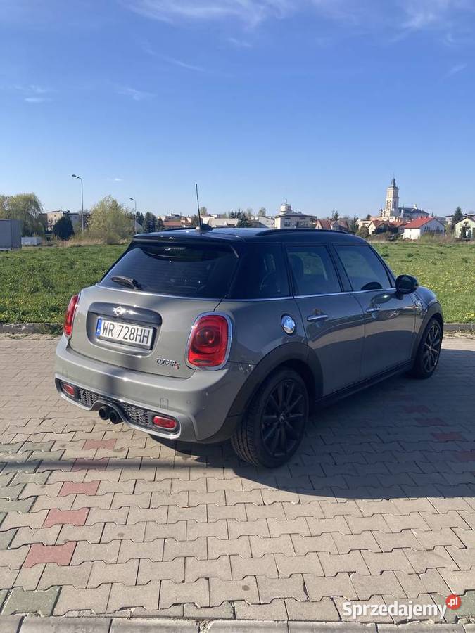 Piękny Mini Cooper S 20Turbo 192 F55 kurtyny powietrzne mazowieckie Radom