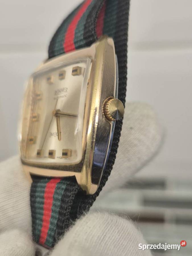 Rzadki męski zegarek Roamer Limelight automat Chorzów
