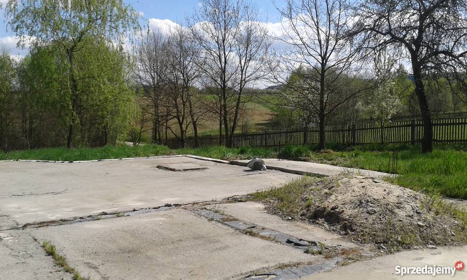 Sprzedam działkę z rozpoczętą budową domu Marcyporęba sprzedam