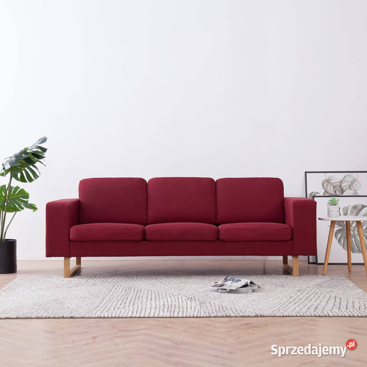 Sofa 3osobowa tapicerowana tkaniną kolor Warszawa