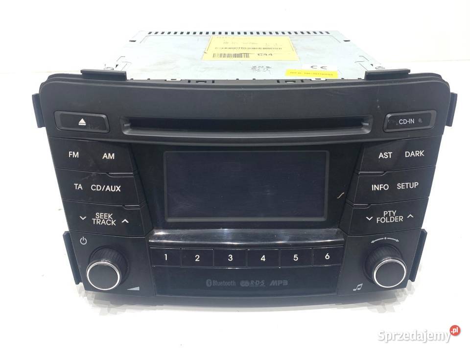 RADIO HYUNDAI i40 961703Z0704X ODTWARZACZ Wyposażenie wnętrza