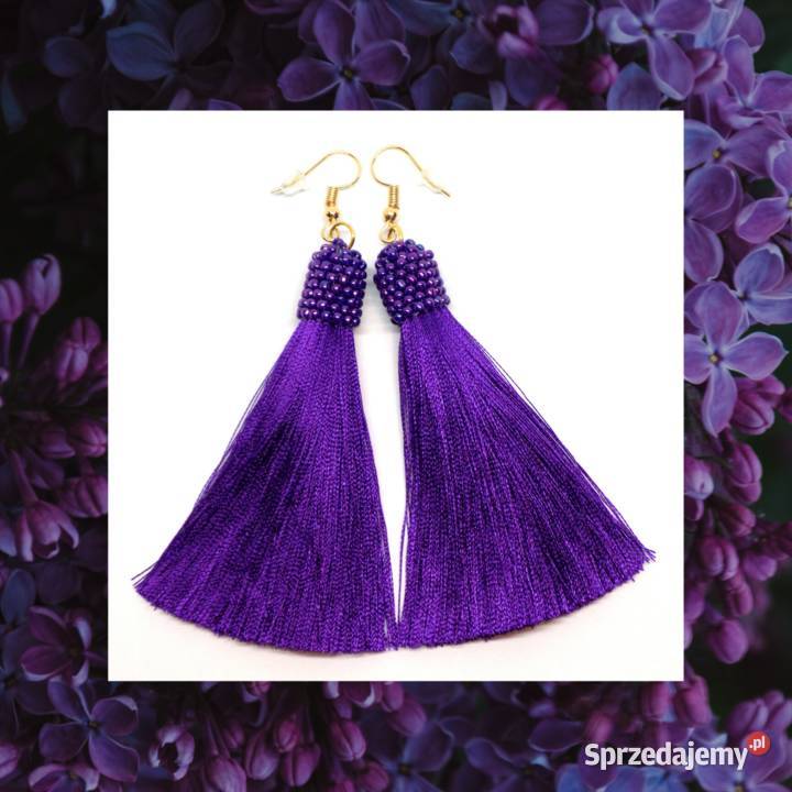 CHWOSTY Z KORALIKOWA CZAPECZKĄ Kolczyki Warszawa