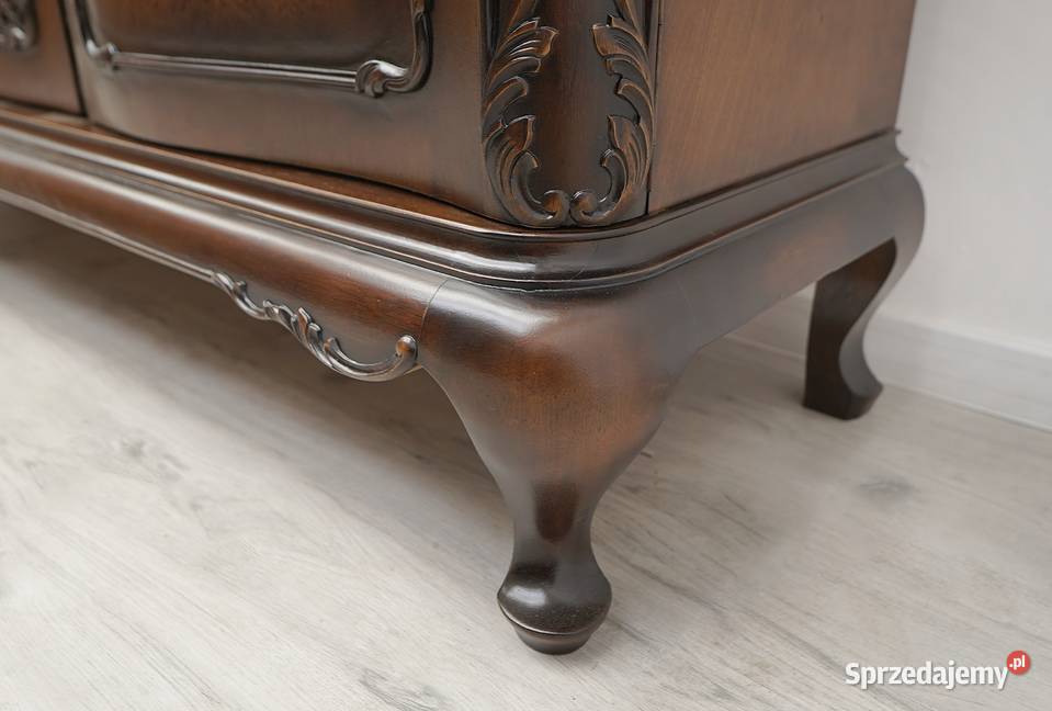 Zabytkowa biblioteka z lat 40tych w stylu Meble wielkopolskie