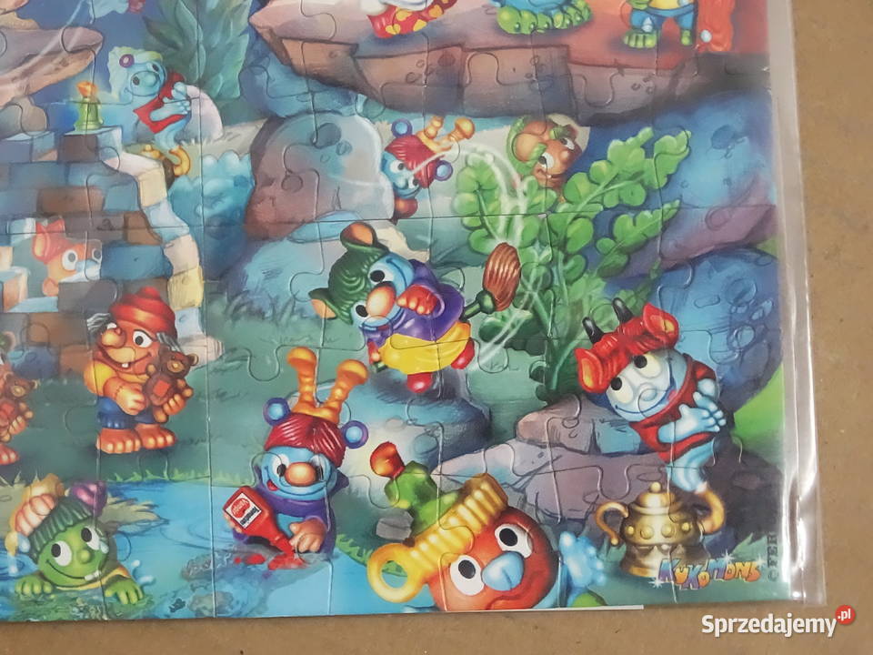 Unikat Kompletne Puzzle Kinder Ferrero Das lubelskie Biłgoraj