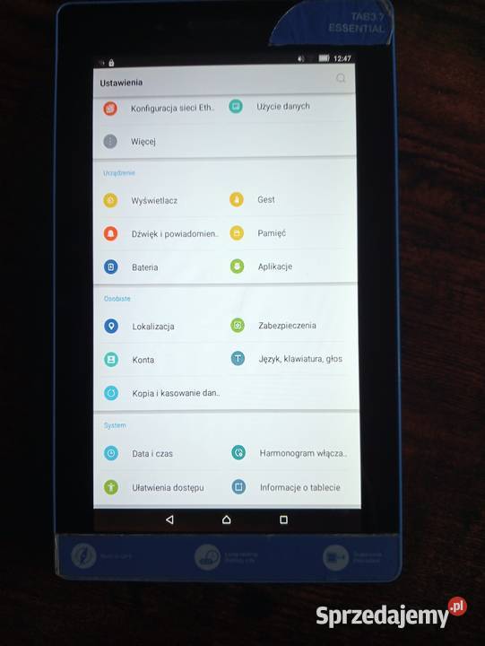 Tablet Lenovo Tab3 7 Essential TB3710F Sprawny Komputery i Akcesoria Wrocław