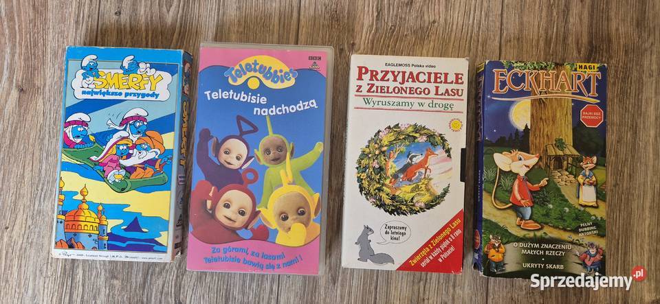 Bajki kaseta video VHS mix smerfy teletubisie Białystok