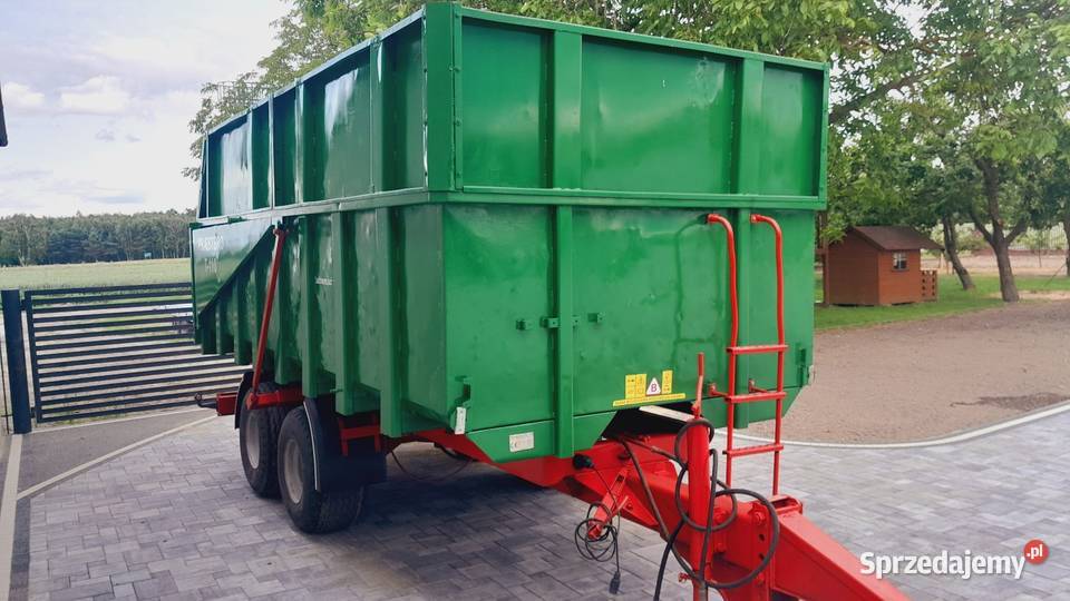 Przyczepa rolnicza skorupowa Agromet Praestbro nieuszkodzony łódzkie Sieradz