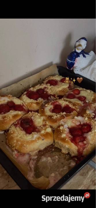 Domowe chleby ciasta drożdżówki Krępa Kaszubska