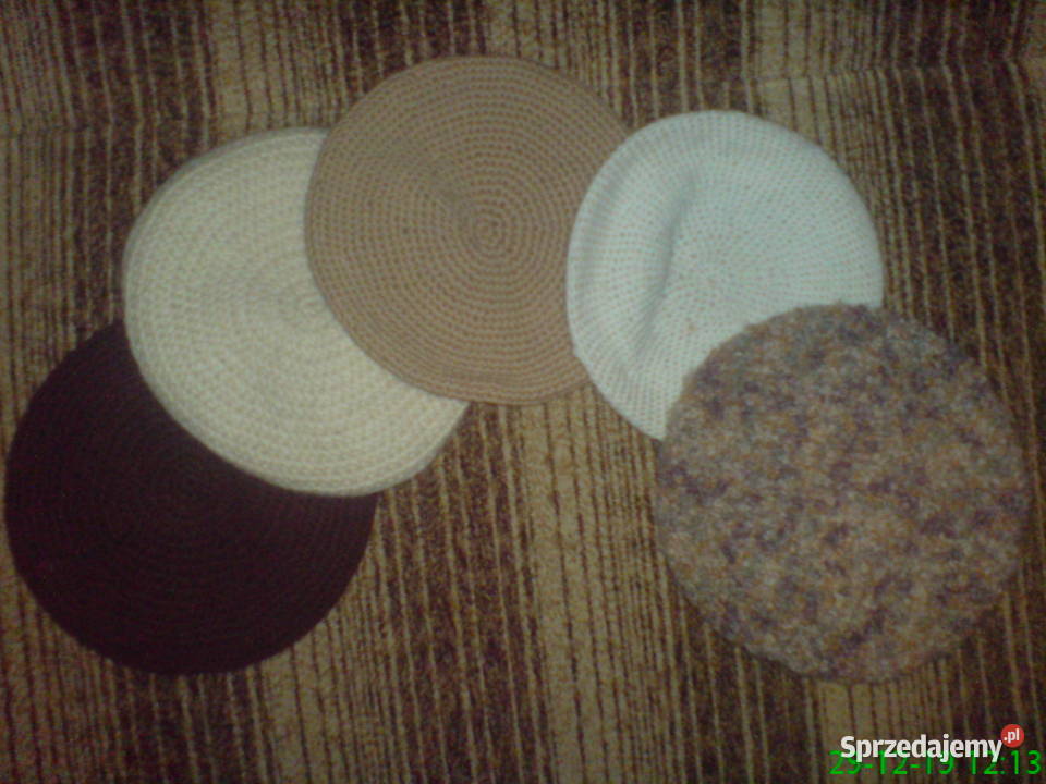 Berety ręcznie wykonane nowe Dla kobiet Nakrycia głowy łódzkie Łódź