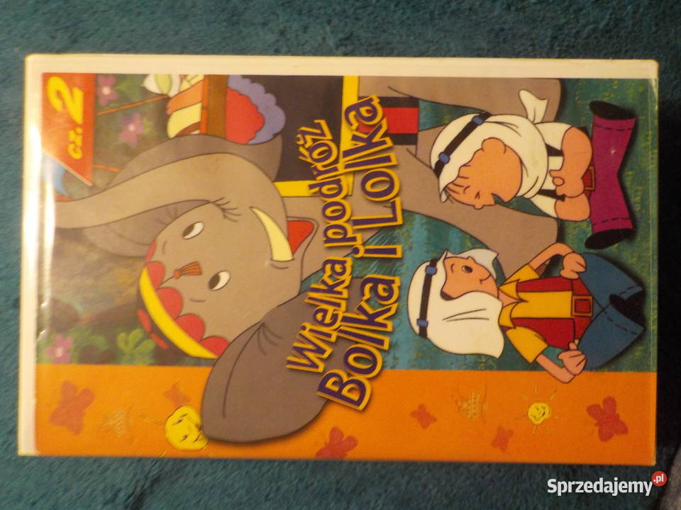 Wielka podróż Bolka i Lolka 2xVHS sprzedam