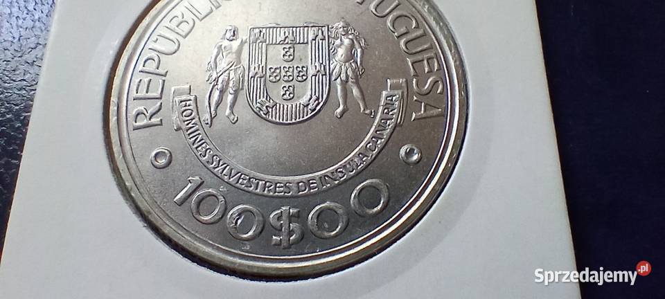 Stare monety 100 eskudo 1989 Portugalia Numizmatyka