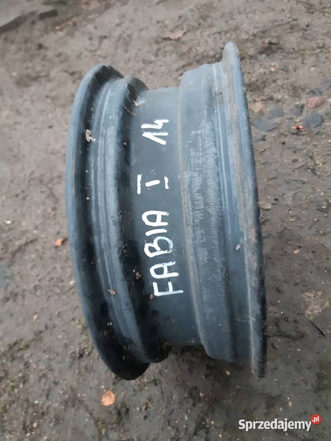 Fabia I Felga stalowa 14 5J ET35 5x100 z zapasu mazowieckie Mińsk Mazowiecki