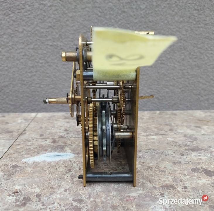 814 Mechanizm starego zegara ściennego Tczew