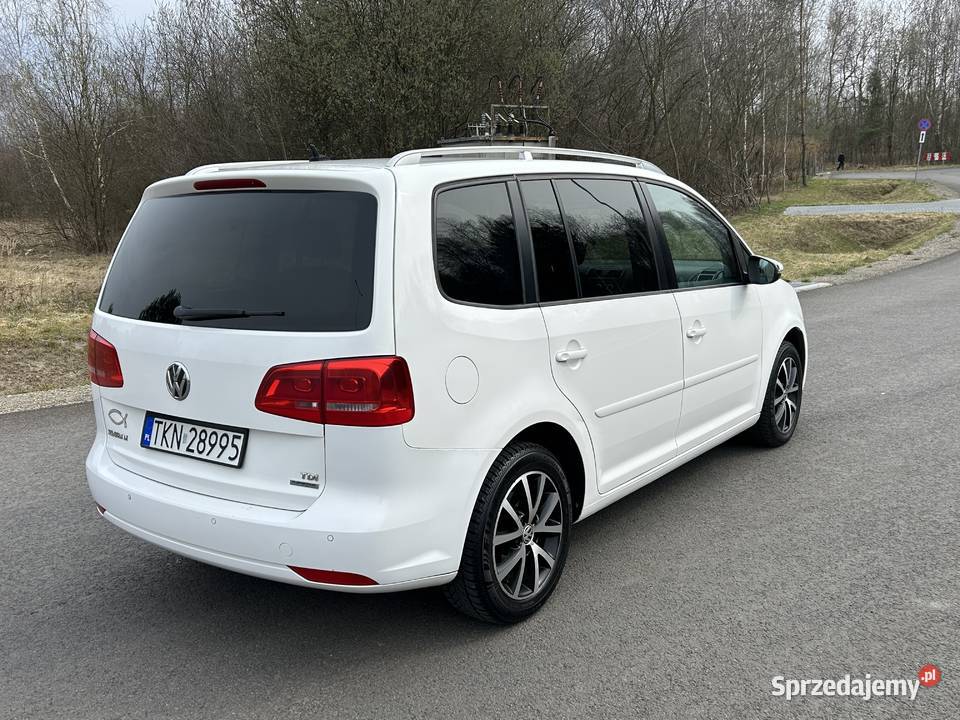 Volkswagen Touran II16TDI biały Touran lubelskie Lubartów