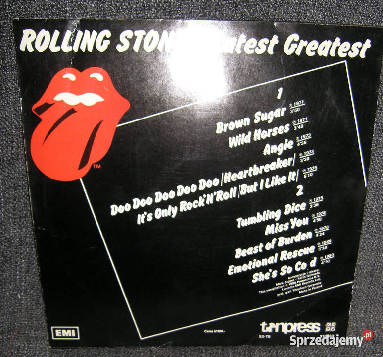 PRL płyta winylowa Rolling Stones Bartków