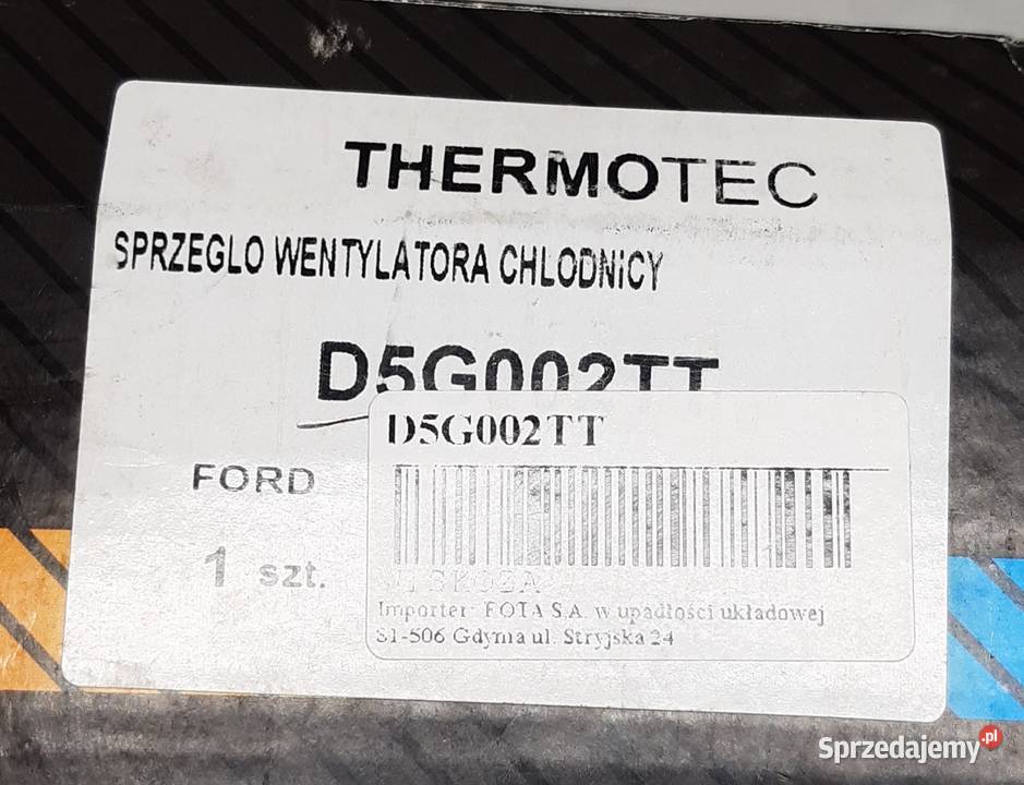 SPRZĘGŁO WISKOTYCZNE VISCO FORD TRANSIT D5G002TT Mielęcin