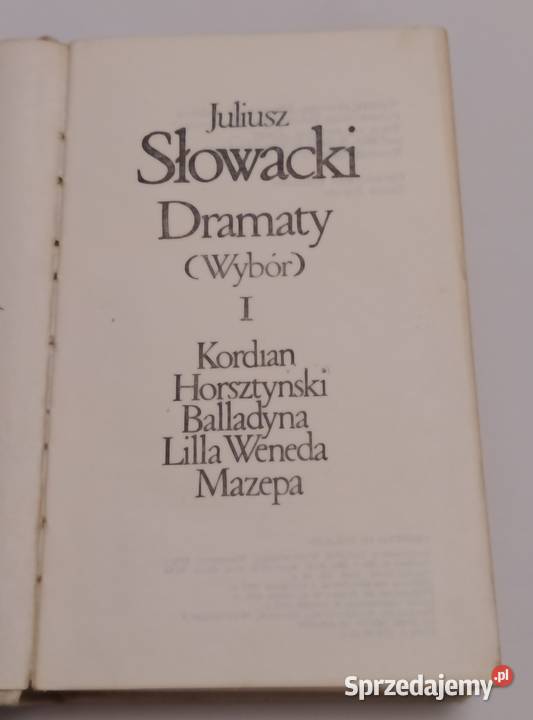 DRAMATY wybór Juliusz Słowacki część 1 i 2 Hajnówka