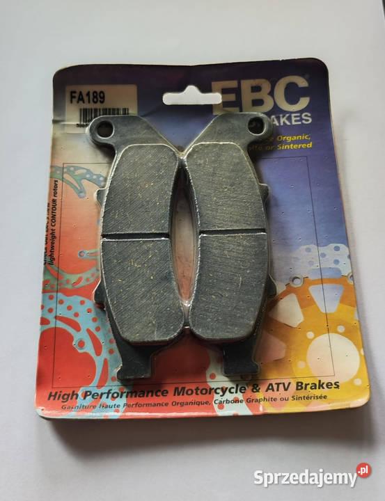 KLOCKI HAMULCOWE EBC FA189 CBR 1000 F Dual SC24 śląskie Zabrze
