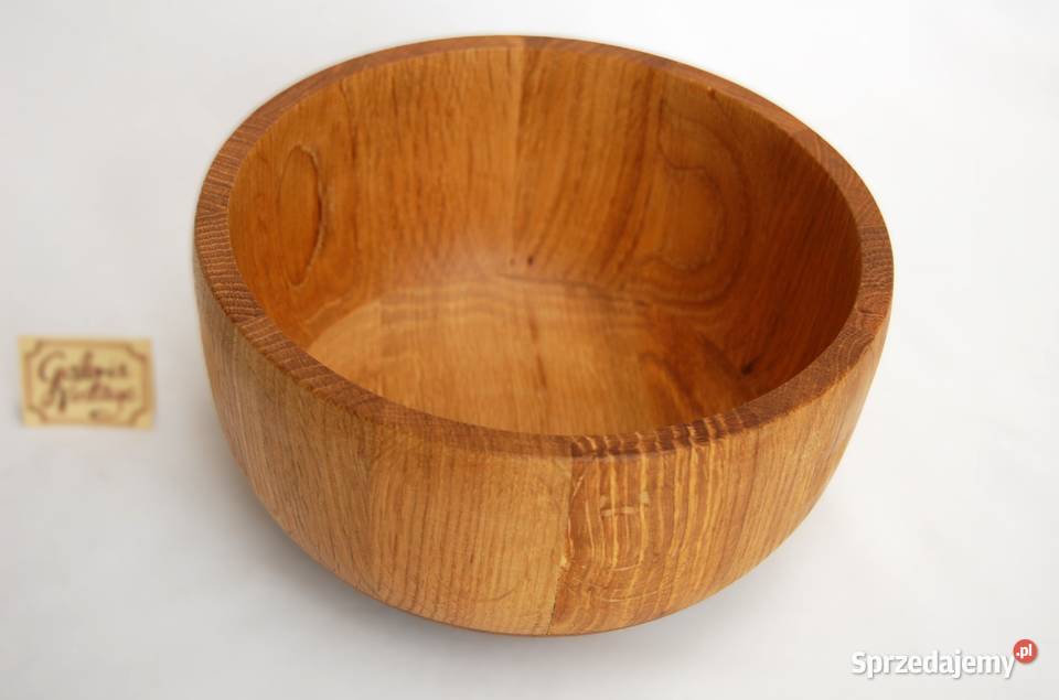 Nowa drewniana miska dębowa salaterka drewno dąb Lublin sprzedam