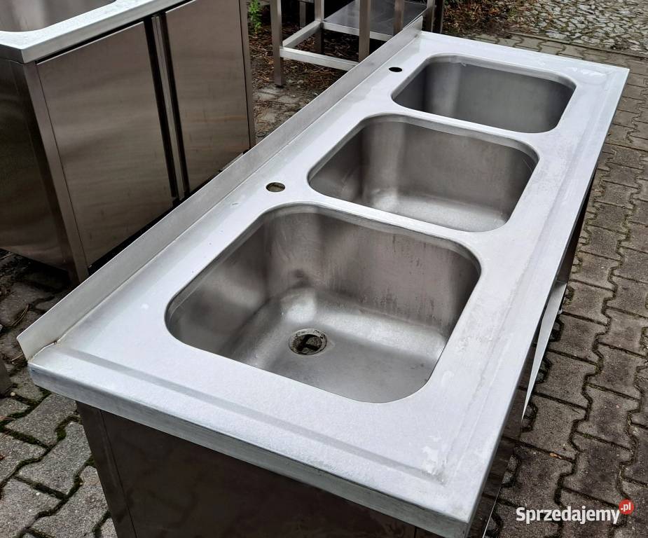 Zlew 3 Komorowy z Szafką Drzwi Suwane 1506085 Nowe Skalmierzyce