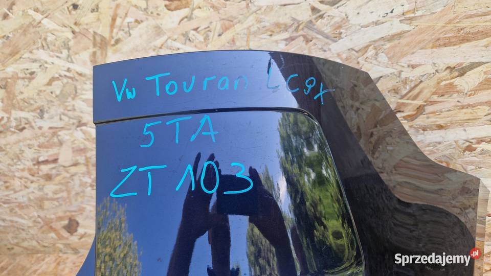 VW TOURAN 5TA807421AB ZDERZAK TYLNY TYŁ KOD LAK