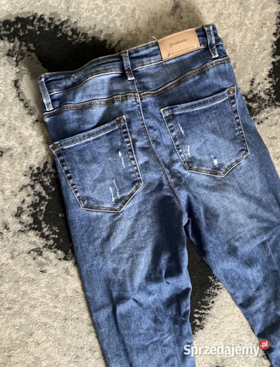 Jeansy Stradivarius regular high waist wysoki Kraków