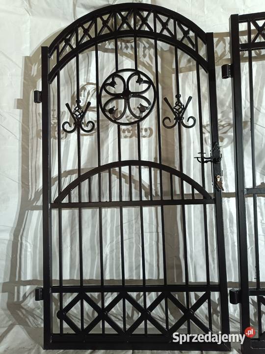 Brama Wjazdowa Dwuskrzydłowa Kuta Pręt Pełny