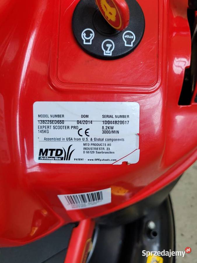 Kosiarka Wolf garten expert scooter pro nieuszkodzony