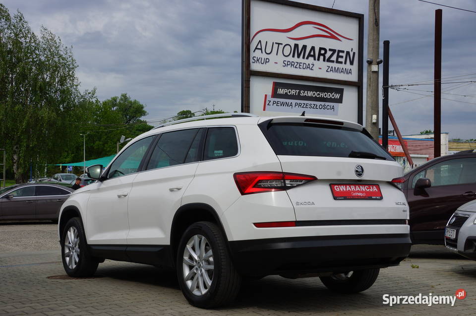 Skoda Kodiaq 20 TDI R 190 4x4 Webasto Navi tempomat Nowy Sącz