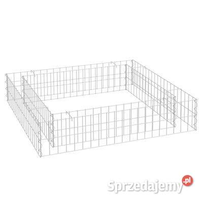 Podwyższona donica gabionowa galwanizowana stal Warszawa